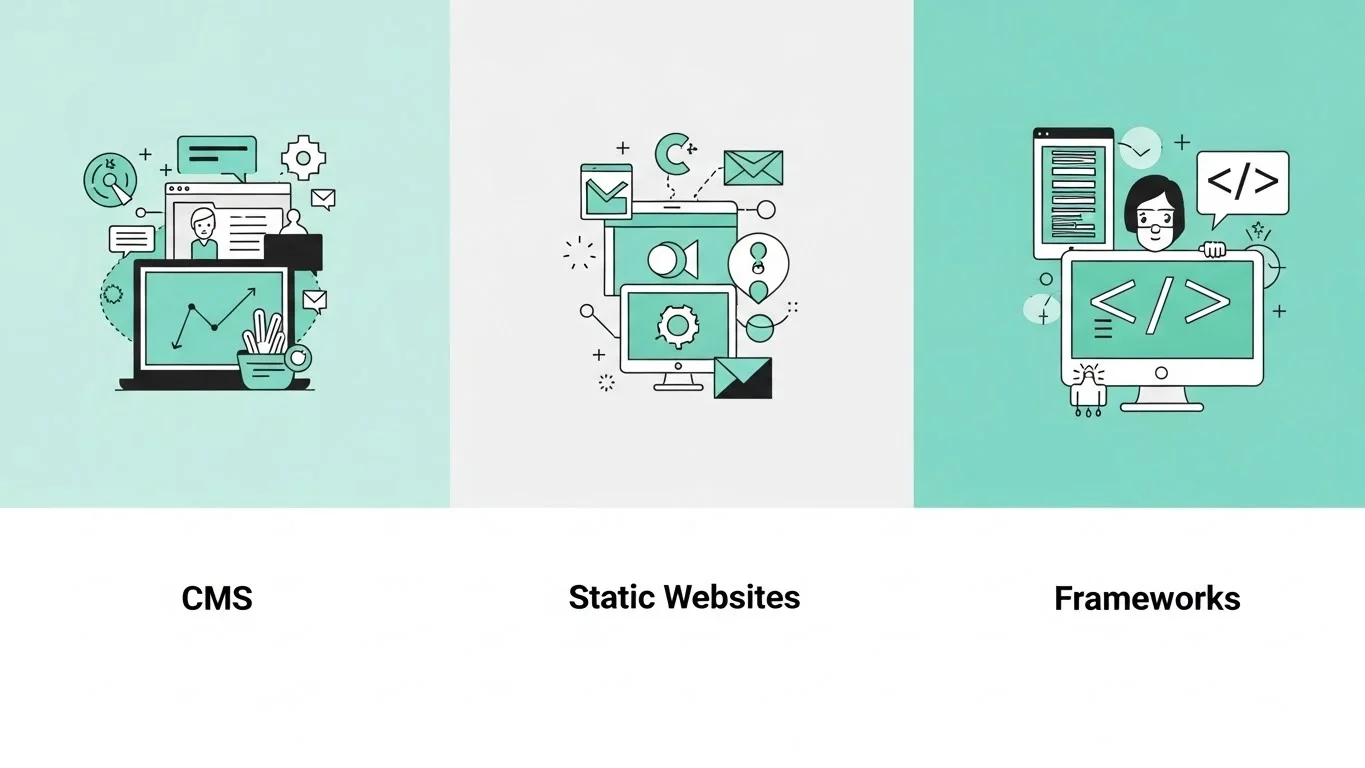 CMS vs Static Site vs Frameworks: Which Is the Best Choice for Your Project?