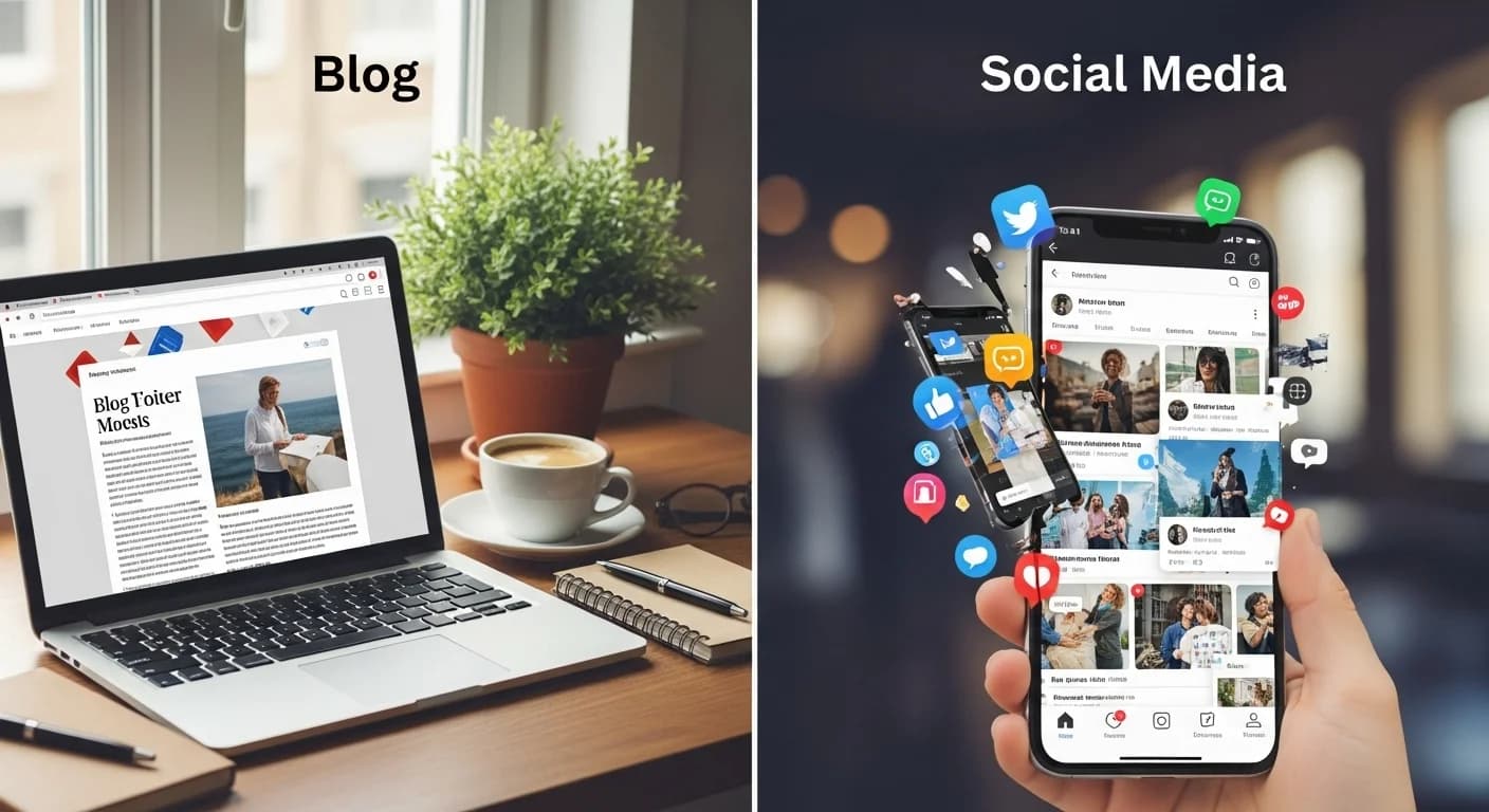 Blog vs. Social Media: Why Blogs Deliver More Lasting Results