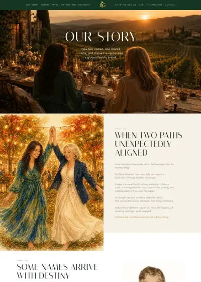 Expansão de Site para Luxury Gold Curators