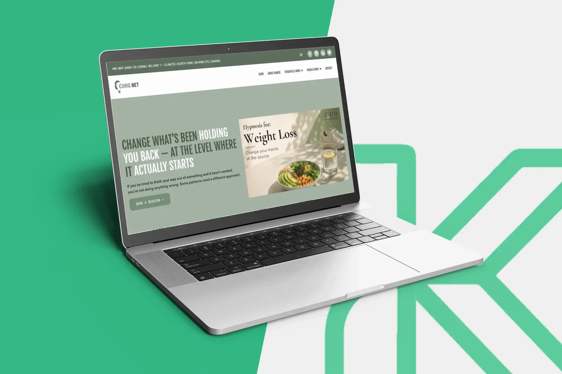 Institutional Website Redesign for Curo