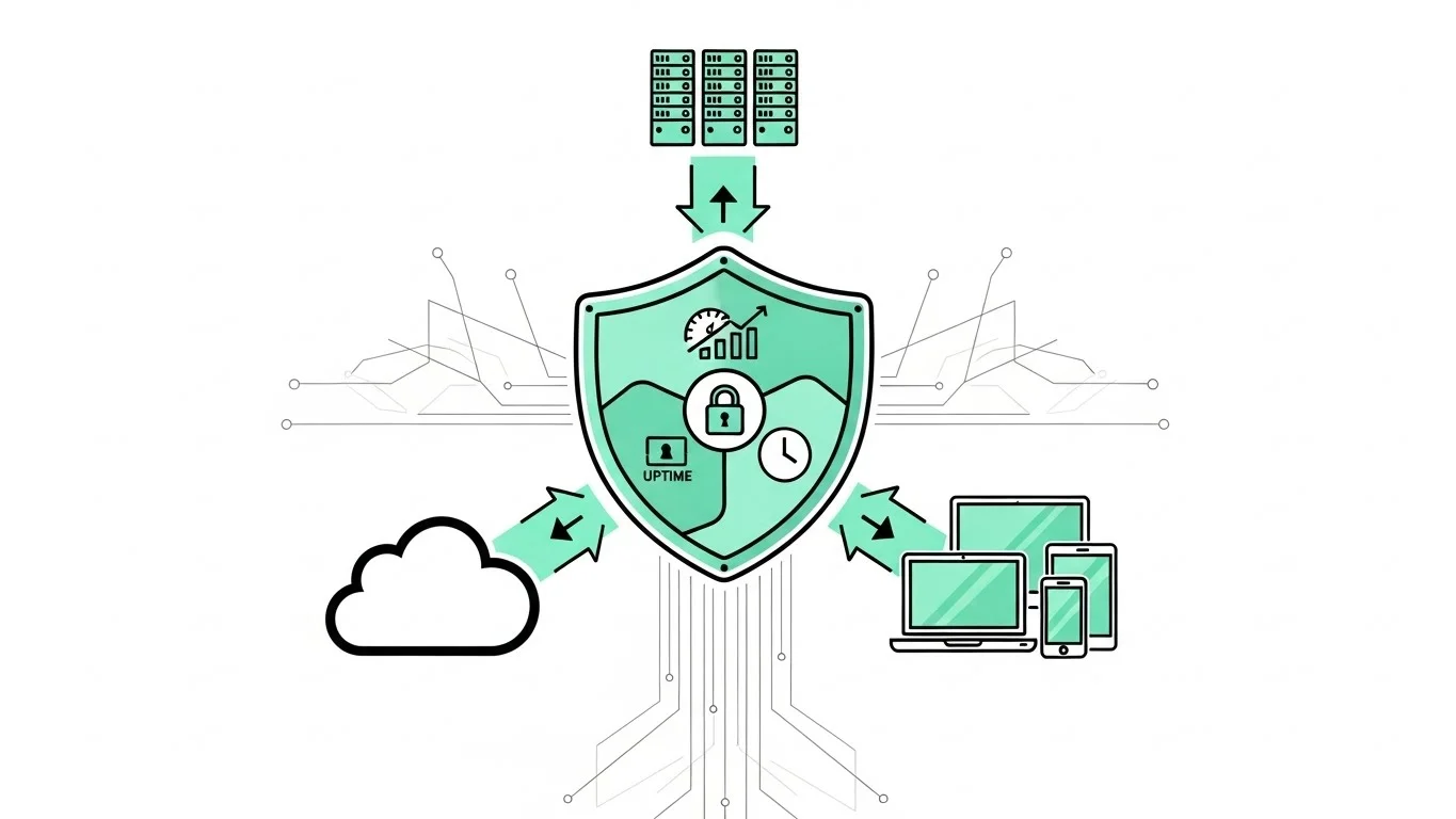 Como Escolher Hospedagem e Garantir Performance, Segurança e Uptime?