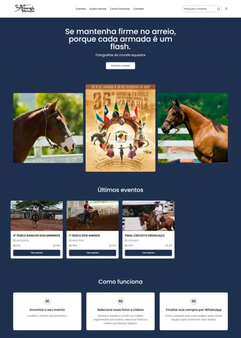 Web App – Bota Tramada Fotografias